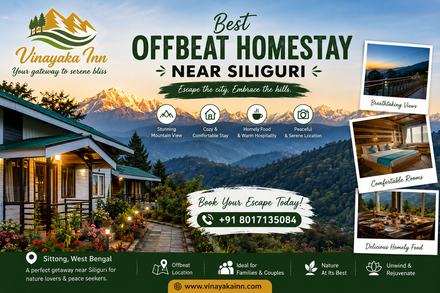 Why Choose the Best Offbeat Homestay Near Siliguri for a Peaceful Mountain Escape?